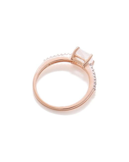 TIRAMISU White 10K 0.67 Ct. Tw. Gemstone Ring