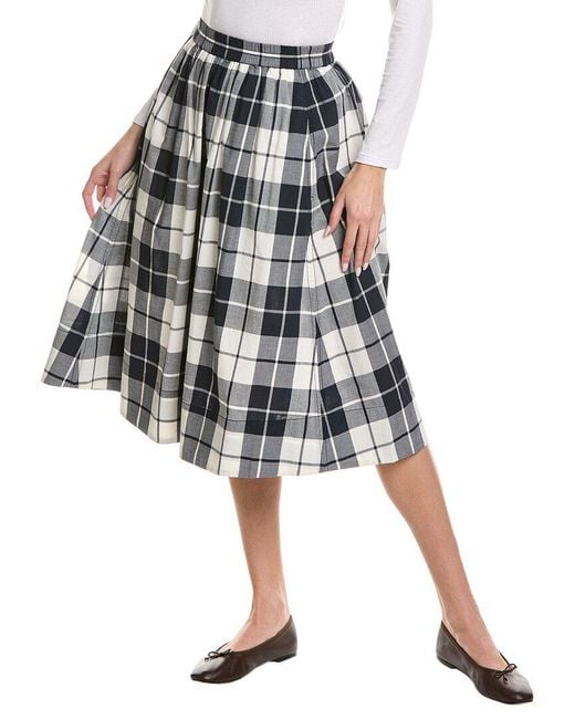 Alex Mill Blue Standard Skirt