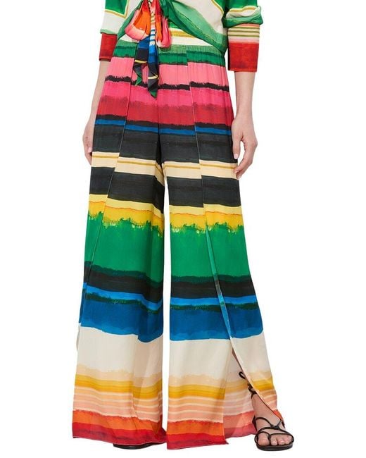 Alice + Olivia Multicolor Larissa Pant
