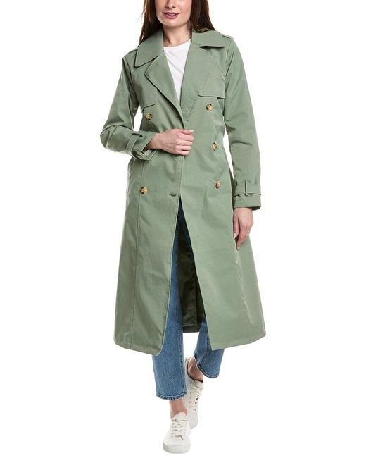 Noize Green Evelyn Trenchcoat