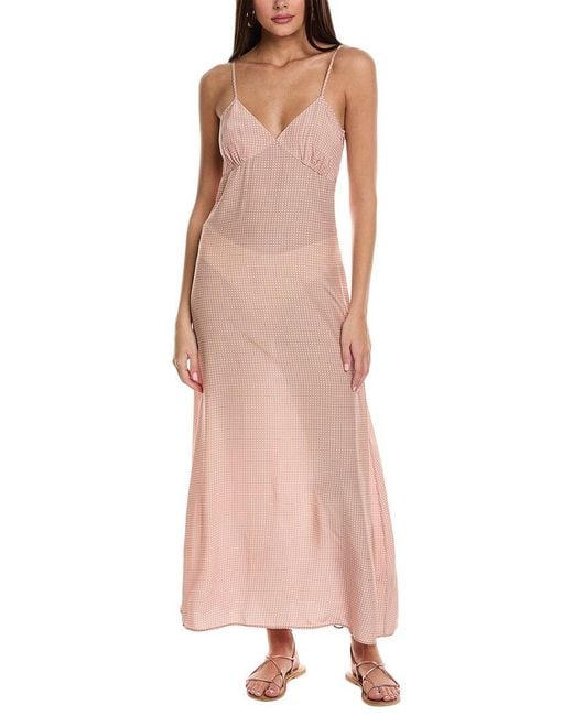 Solid & Striped Pink The Rosetta Slip Dress