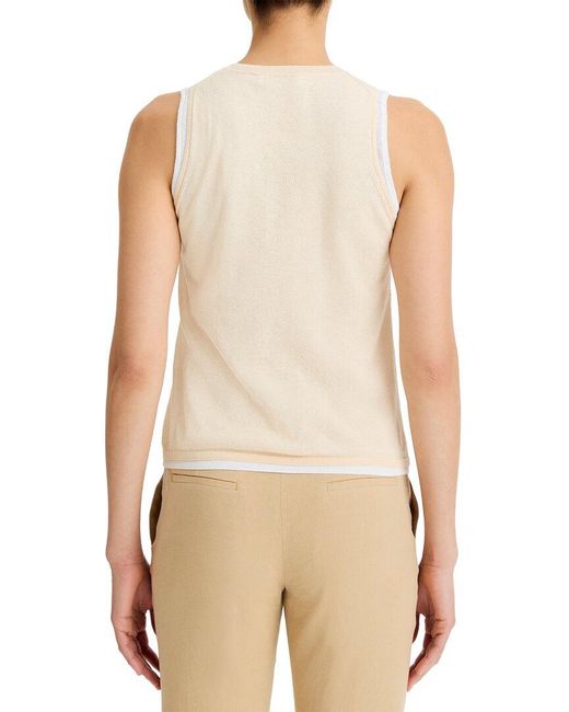 Vince White Double Layer Shell