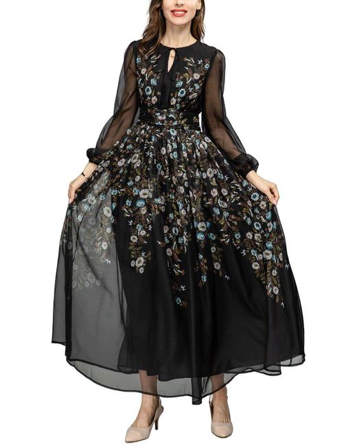BURRYCO Black Maxi Dress
