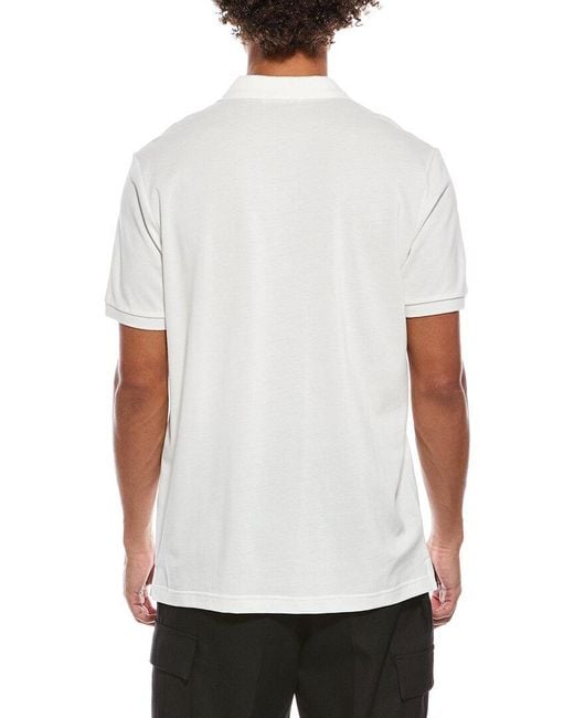 Marni White Logo Polo Shirt for men
