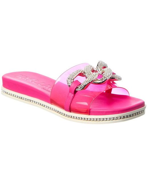 Karl Lagerfeld Pink Jazelle Sandal