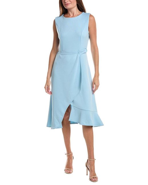 IPPONELLI Blue Midi Dress