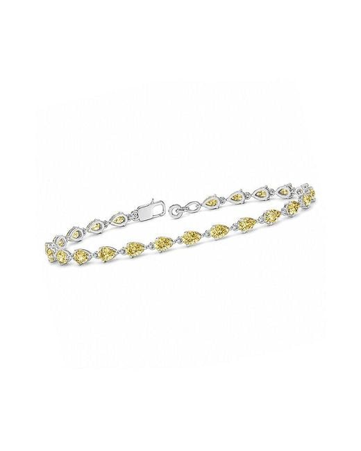 Lab Grown Diamonds White 14K 3.68 Ct. Tw. Lab-Grown Diamond Tennis Bracelet