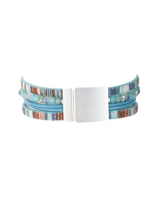 Saachi Blue Crystal Bracelet