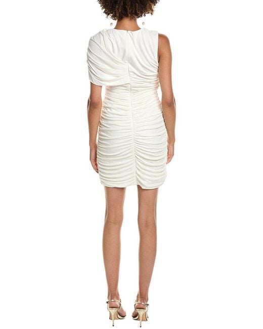 Halston Heritage White Sarina Cocktail Dress