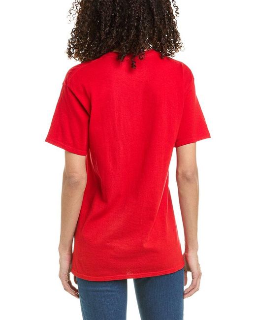 Junk Food Red Relaxed Fit Graphic T-shirt
