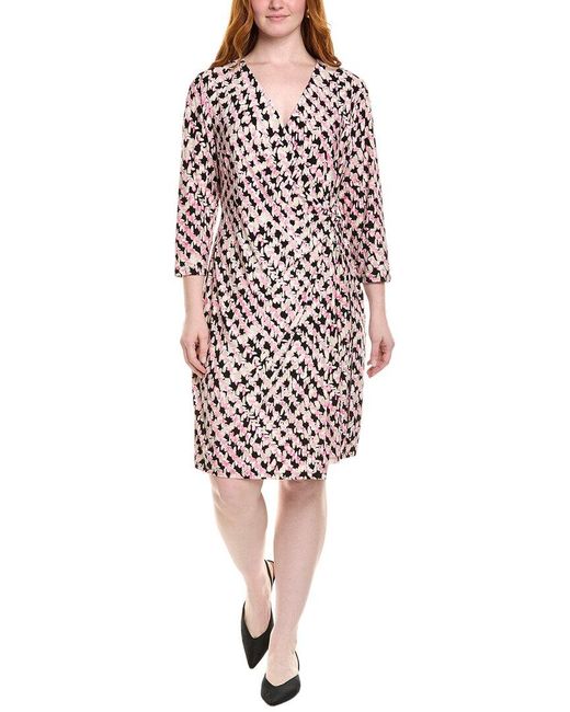 Anne Klein Red Plus Wrap Dress