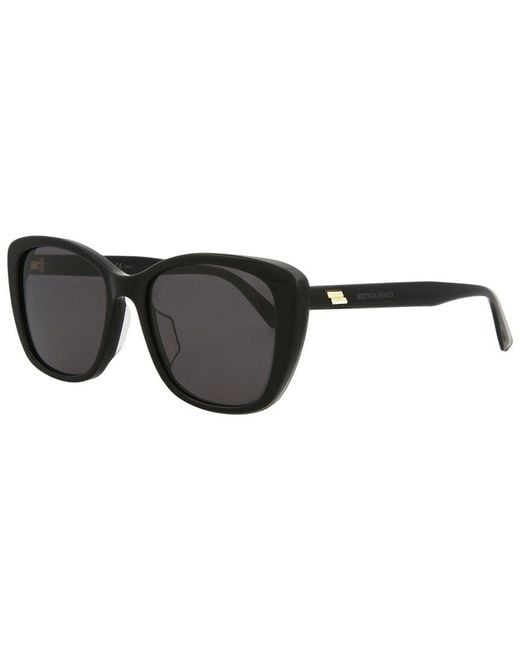 Bottega Veneta Black 55mm Sunglasses