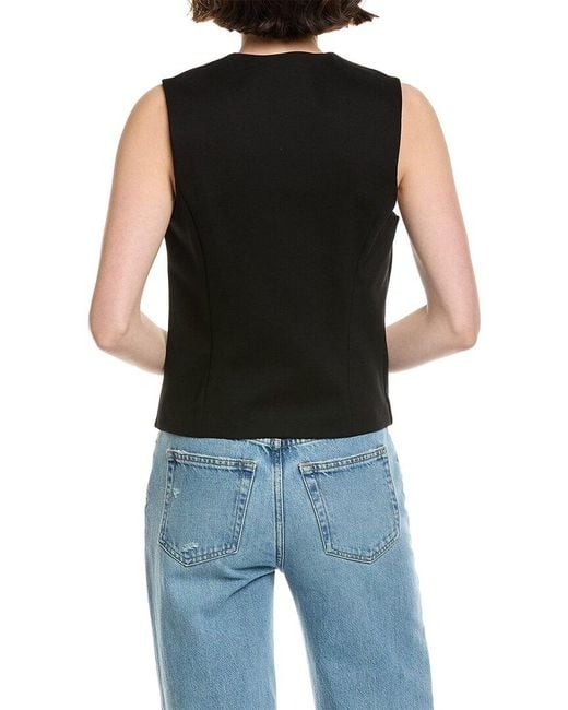 Rag & Bone Black Iris Ponte Vest