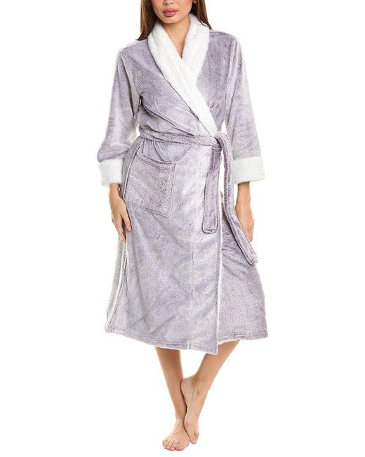 Natori Gray Frosted Robe