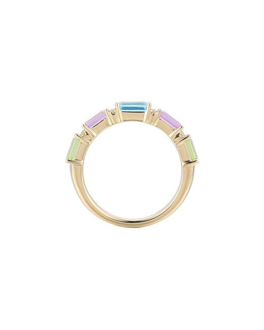 Gregg Ruth White 14K 1.83 Ct. Tw. Diamond & Gemstone Ring