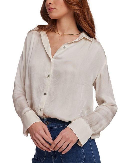 Bella Dahl Gray Button Down Shirt