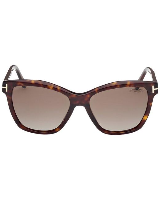 Tom Ford Brown Ft1087 54Mm Polarized Optical Frames
