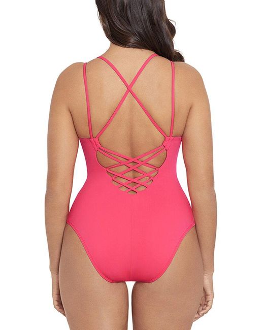Skinny Dippers Pink Jelly Beans Suga Babe One-piece