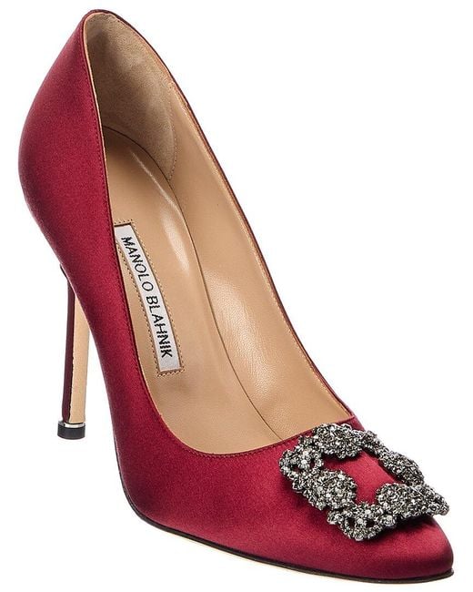 hangisi 105 embellished satin pumps