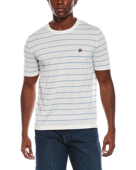 Isaia White Knit T-Shirt for men