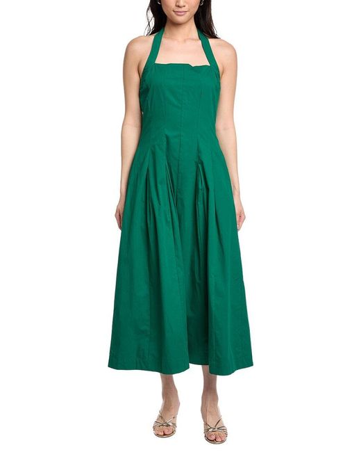 LOST AND WANDER Green Portofino Bliss Maxi Dress