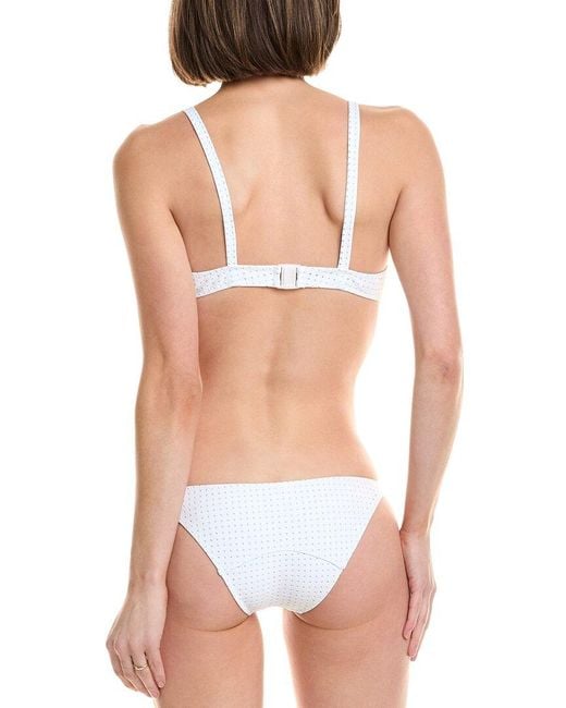 Lisa Marie Fernandez White 2Pc Kk Bikini Set