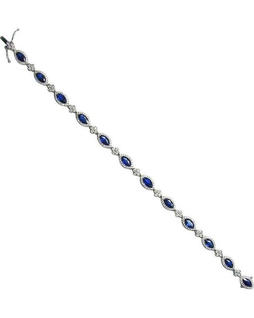 Gregg Ruth Metallic 18K.00 Ct. Tw. Diamond & Sapphire Bracelet
