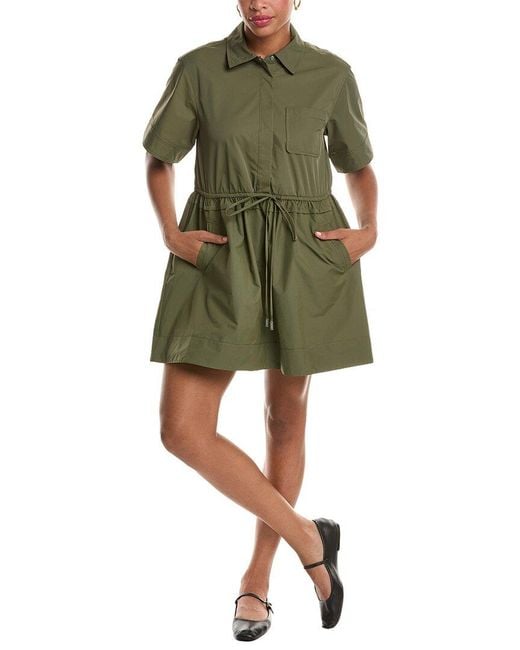 Jonathan Simkhai Green Dawson Shirt Dress