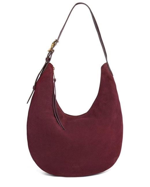 Aimee Kestenberg Purple Unity Large Suede Hobo Bag
