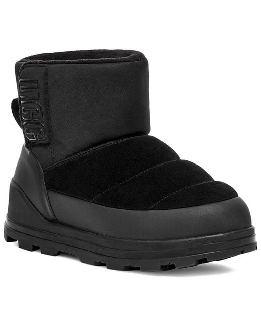 Ugg Black Classic Klamath Mini Suede Classic Boot