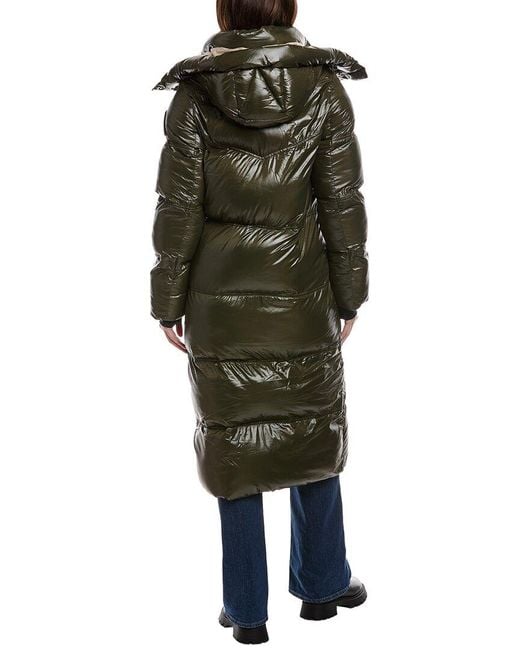 Alpenhaus Green Meribel Maxi Puffer Coat