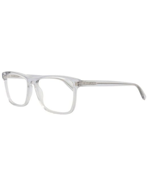 Saint Laurent White Sl505 56Mm Optical Frames for men
