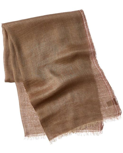 Brunello Cucinelli Brown Linen & Silk-Blend for men