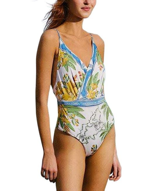 Farm Rio Blue One-Piece