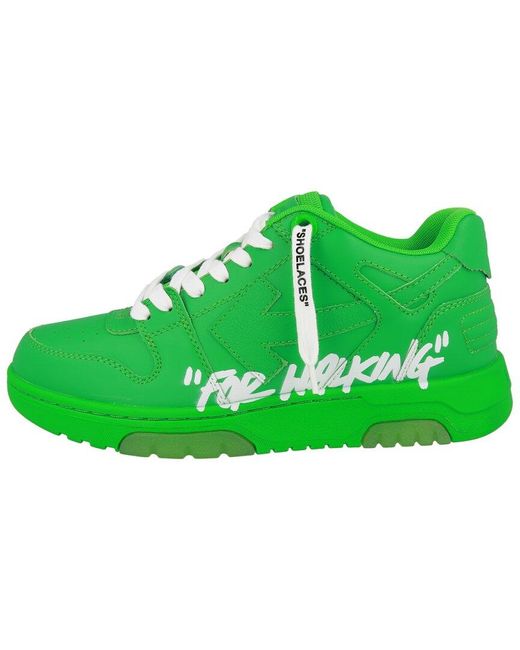 Off-White c/o Virgil Abloh Green Off-whitetm Out Of Office For Walking Leather Sneaker for men