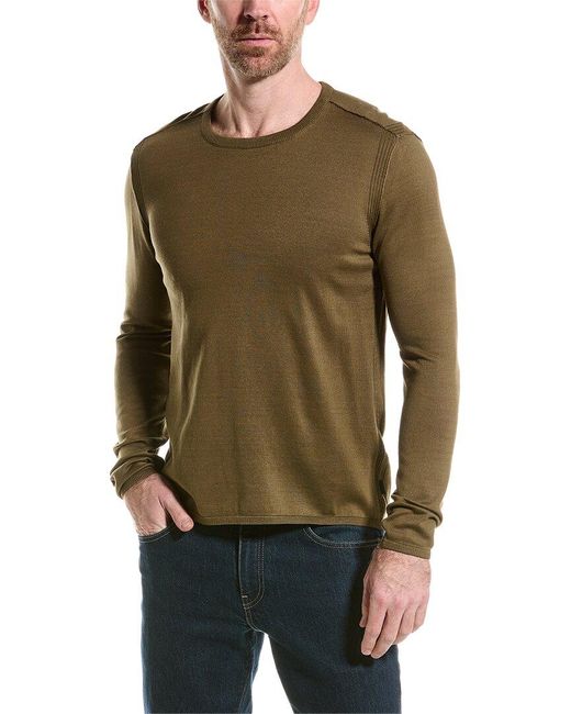 John Varvatos Green Luke Crewneck Sweater for men
