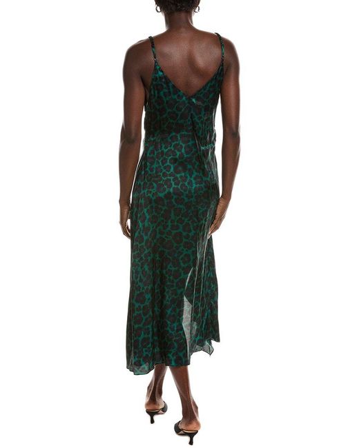 Sandro Green Woven Maxi Dress