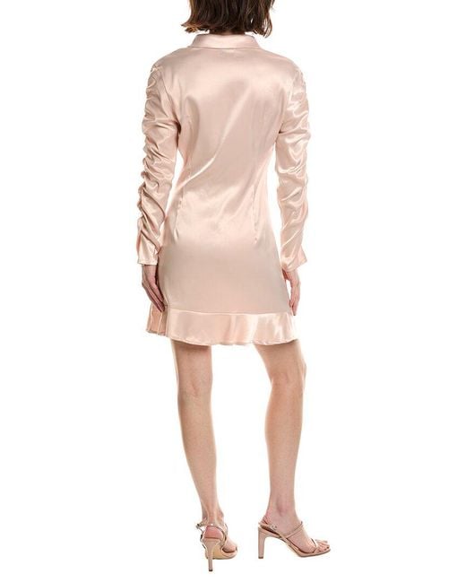Pascale La Mode Natural Puff Sleeve Shirtdress