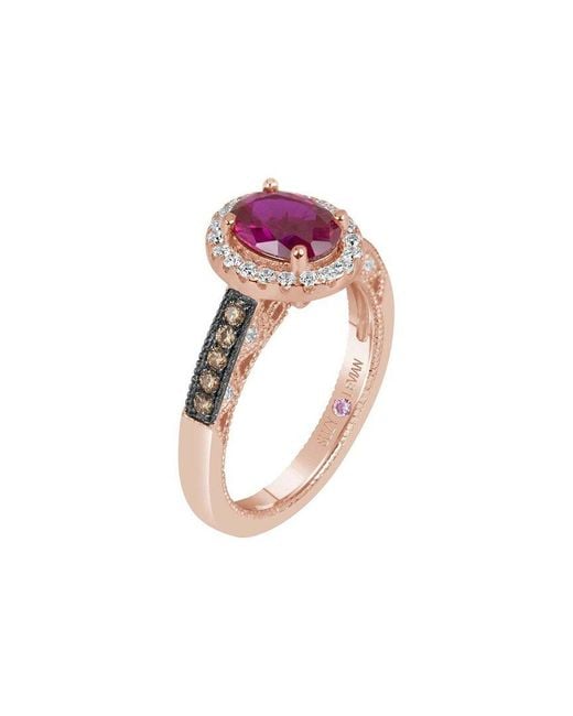 Suzy Levian CZ Jewelry Pink Suzy Levian Cz Ring