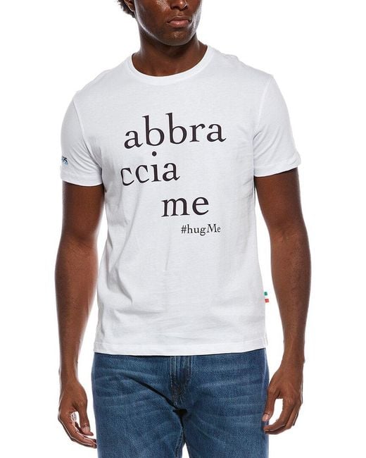 Isaia White Graphic Shirt for men