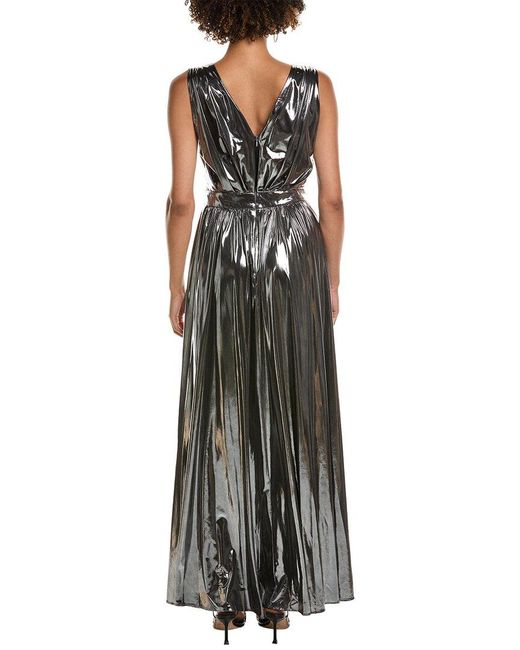 Halston Heritage Black Titania Gown