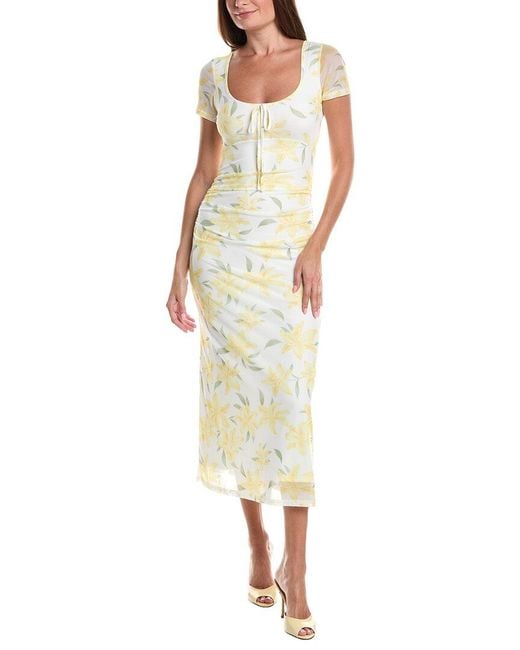 IPPONELLI Yellow Midi Dress