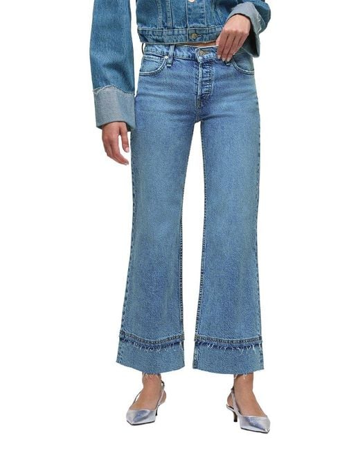 Hudson Blue Rosie High-Rise Wide Leg Ankle Jean