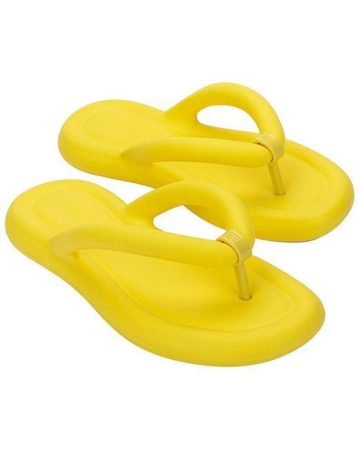 Melissa Yellow Free Flip Flop