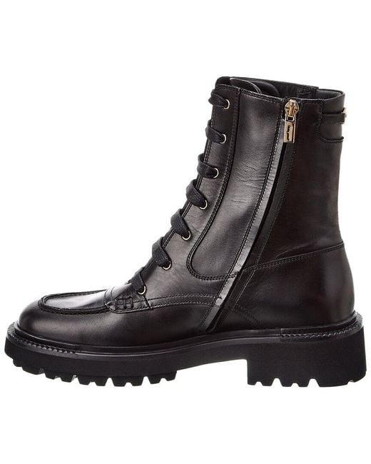 Ferragamo Black Orlando Leather Boot