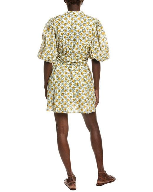 Garrie B White All Over Wrap Mini Dress
