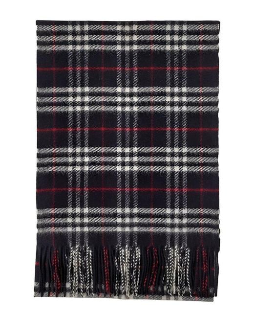 Burberry Blue Cashmere Scarf