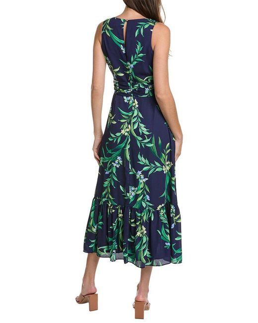 Tommy Bahama Green Floral Glow Maxi Dress