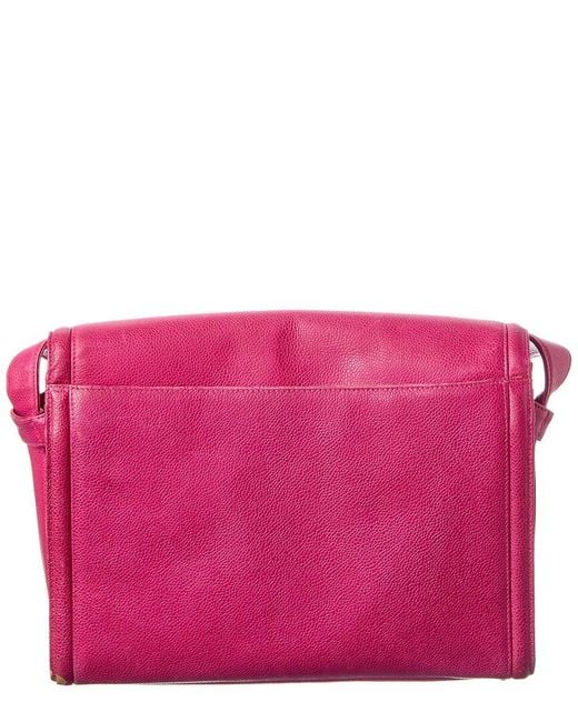 Chanel Hot Pink Caviar Leather Messenger Bag (authentic Pre-loved)