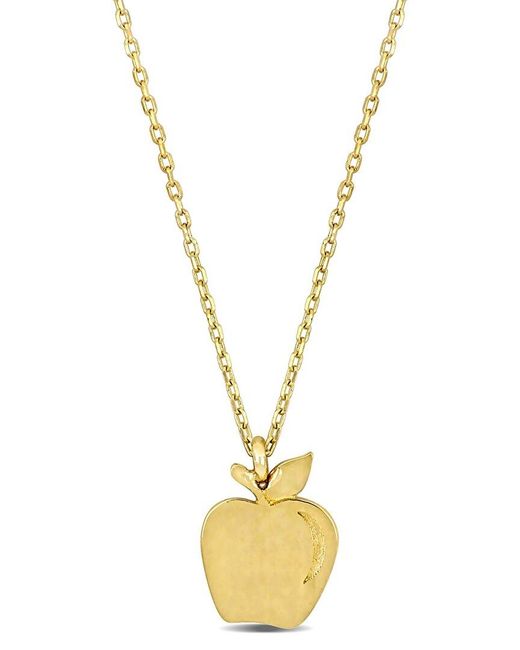 Rina Limor Metallic 14k Apple Necklace